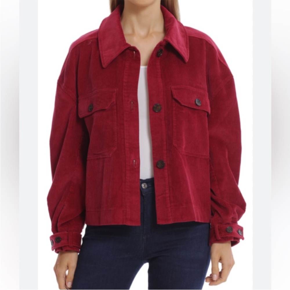 Avec Les Filles Over Sized Corduroy Shacket